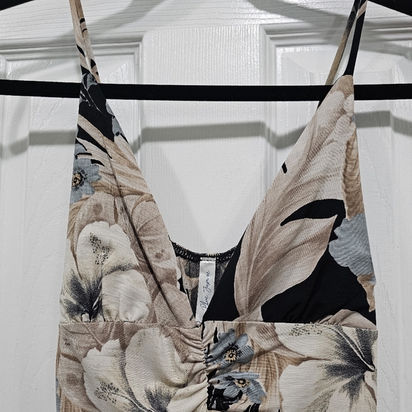 Blue Jasmine Small Floral Scrunch Dress - Picture 3 of 6